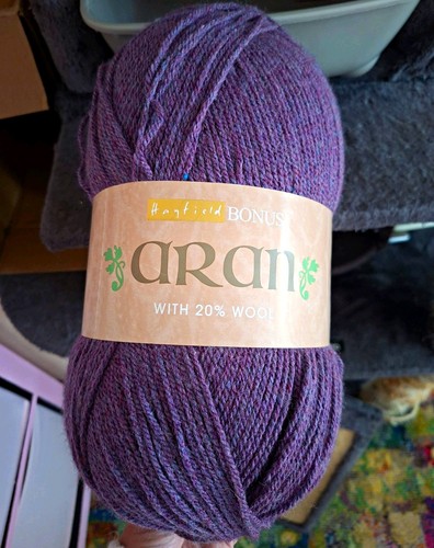 Hayfield bonus aran purple - bonus,