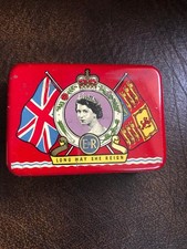 Vintage Oxo Coronation Souvenir Tin - 1953 Queen Elizabeth