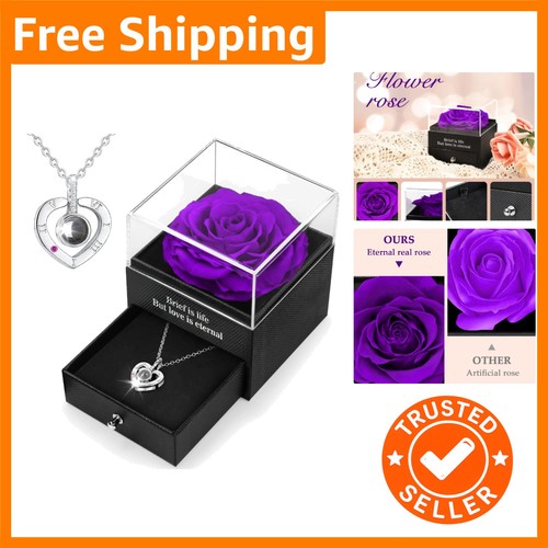 Preserved real rose gift - preserved,