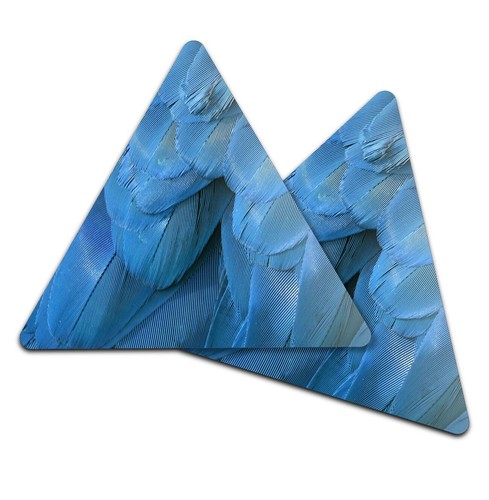 Triangle coaster blue - triangle,