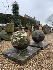 Pair Large vintage weathered