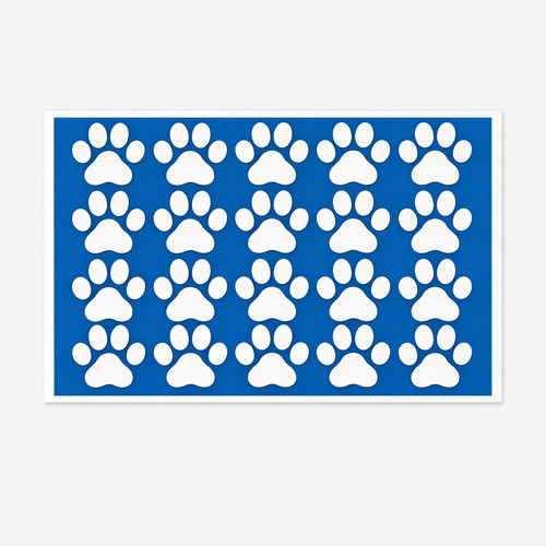 Vinyl paw print - paw, stickers