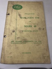 Villiers Mk 40 Spare Parts