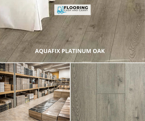 Aquafix laminate platinum - platinum, oak