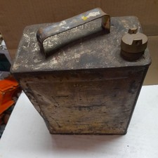 old petrol gas can brass cap 2