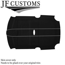 WHITE STITCH SUEDE ROOF LINING