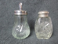 Vintage retro glass sugar - vintage,