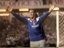 Mark Hateley Hand Signed 16x12