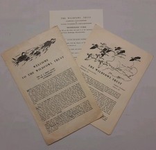 The Wildfowl Trust Ephemera From Circa 1950's/60's