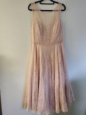 Derhy Blush Lace Dress