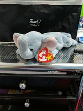 TY Beanie Babies Peanut The Elephant With Tags Retired Vintage 1995 
