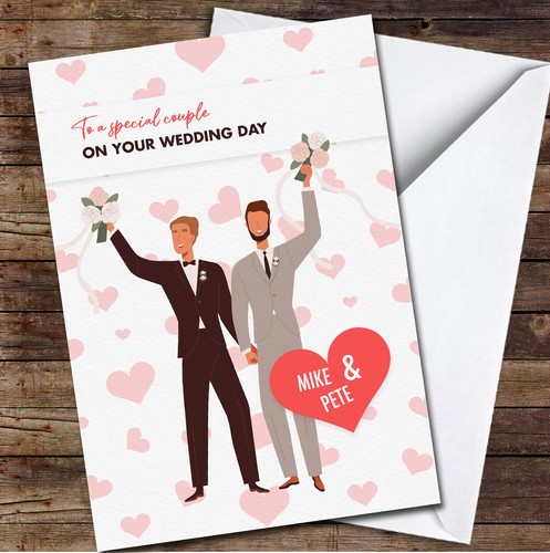 Two married men gay - married, wedding