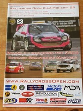 2008 Open championship rallycross programme CROFT CIRCUIT