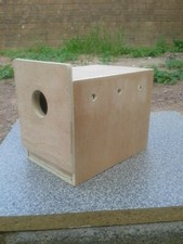 12 Exhibition Budgie  Box In Box style  Nest Boxes 10"×8"×6"1/2