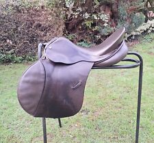 Fabulous Brown Barnsby Saddlery GP Saddle 17.5" Med Fit VGC