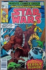 Star Wars #13 -VG+ (4.5) - Marvel 1978 - 35 Cents copy - Deadly Reunion - Copy 2