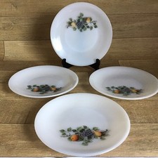 Vintage Arcopal Milk Glass 4x