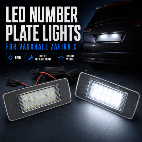 Led number license - number,
