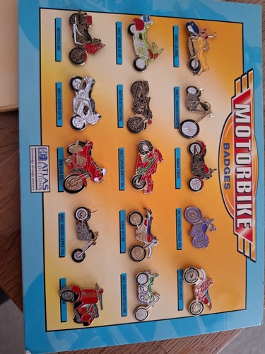 Atlas motorcycle pin badges - pin, 15