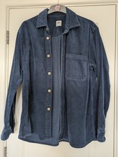 Zara Men's Blue Corduroy Shirt