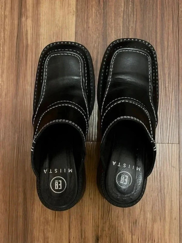 Miista black leather - e8,