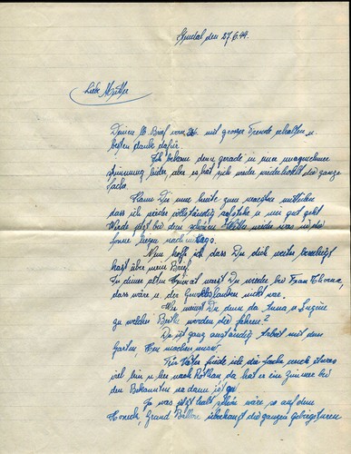 Wwii letter 1944 alsatian - wwii,