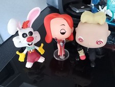 Disney Funko Pop Who Framed Roger Rabbit Bundle Oob Roger#103.Jessica##104 &105