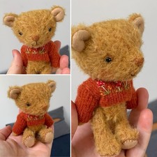 Collectors Hand Made Dolls, Teddy Bear, Dollhouse, Ooak, Collectible, Miniature 