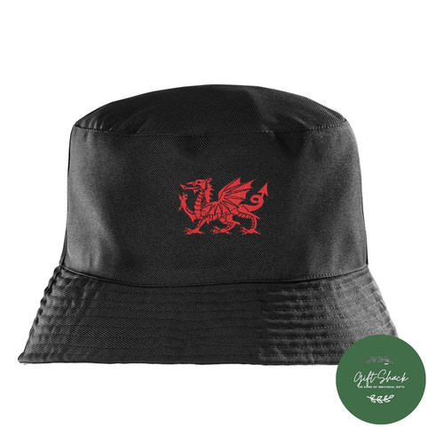 Welsh dragon bucket - hat, –