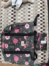 Catch Kidston Changing Bag And Mat English Rose
