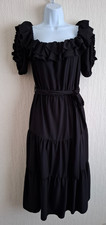 River Island Black Tiered