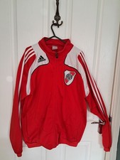 Adidas River Plate 2008 Red Tracksuit Top.  Size L