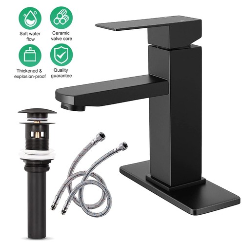 Black matte bathroom sink - matte,
