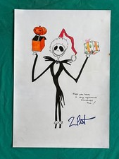 Tim Burton drawing and
