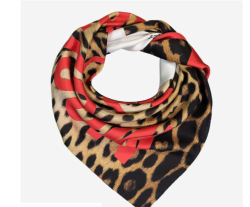 Moschino silk twill - twill, scarf