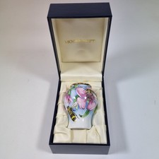 Boxed Moorcroft Enamel Vase