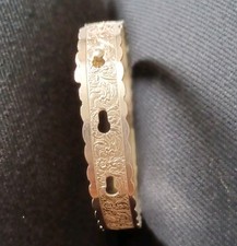 Small Vintage Hallmarked Silver Bangle  10gms