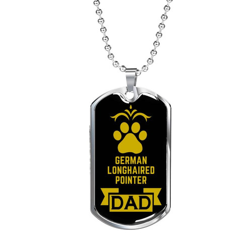 German longhaired pointer dad - pointer,