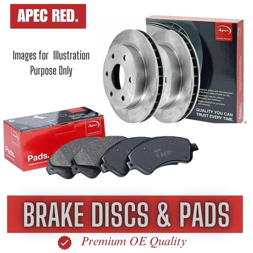 Brake discs and pads - and, front