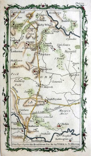 Yorkshire ryedale road map - ,