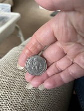 Isle Of Man TT Motorbike 50p Coin 50 Pence Circulated