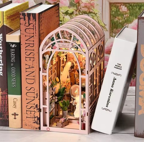 Diy book nook mini - mini, greenhouse