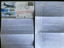 RAF FDC - Supermarine Spitfire - Signed L Colquhoun WW2 & Test Pilot & Griffiths