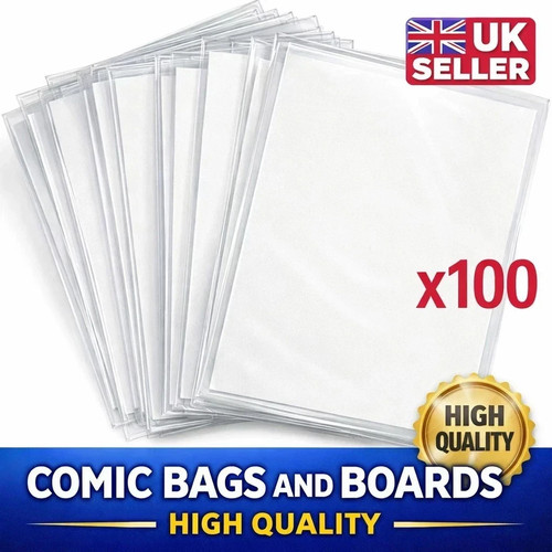 2000ad magazine comic bags - a4,