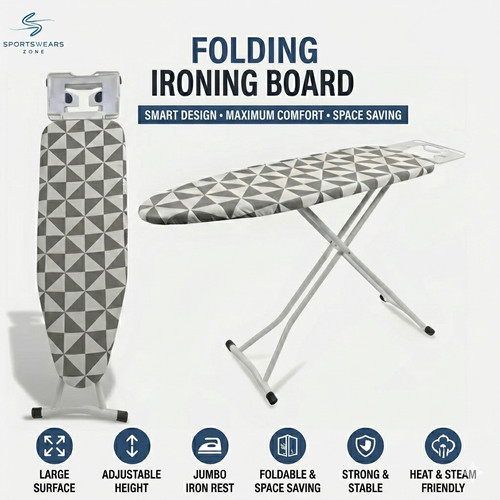 Ironing board folding - board,