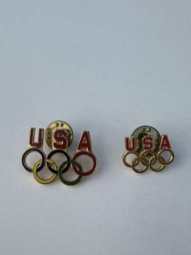 Usa olympic rings lapel pins - olympic,