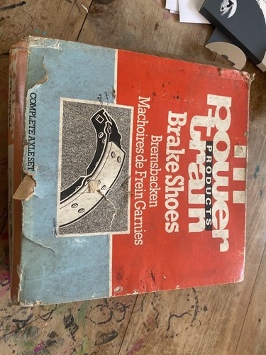 Power train brake - , shoes