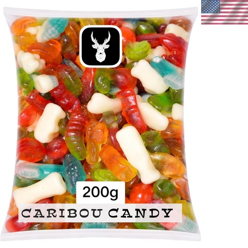 Retro gummy jelly fruit mix - jelly,