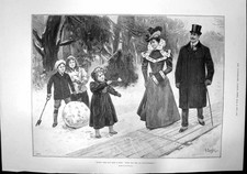 Antique Print March Goes Out