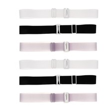 6 Pairs Transparent Bra Straps